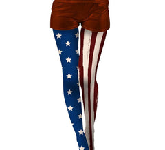 Collants de clown patriote adulte