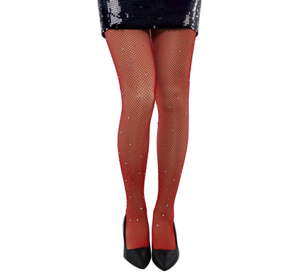 Pantys de Red rojo con Gemas