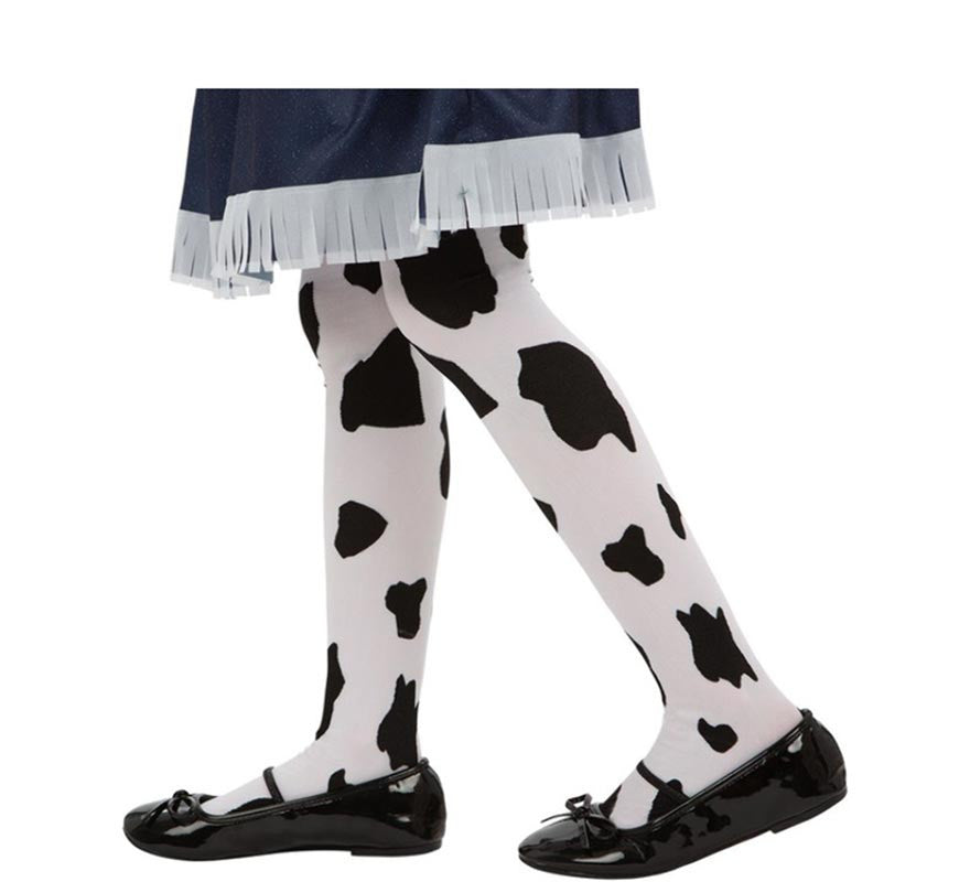 Translation missing: fr.Pantys de Vaquera estampado de vaca infantil