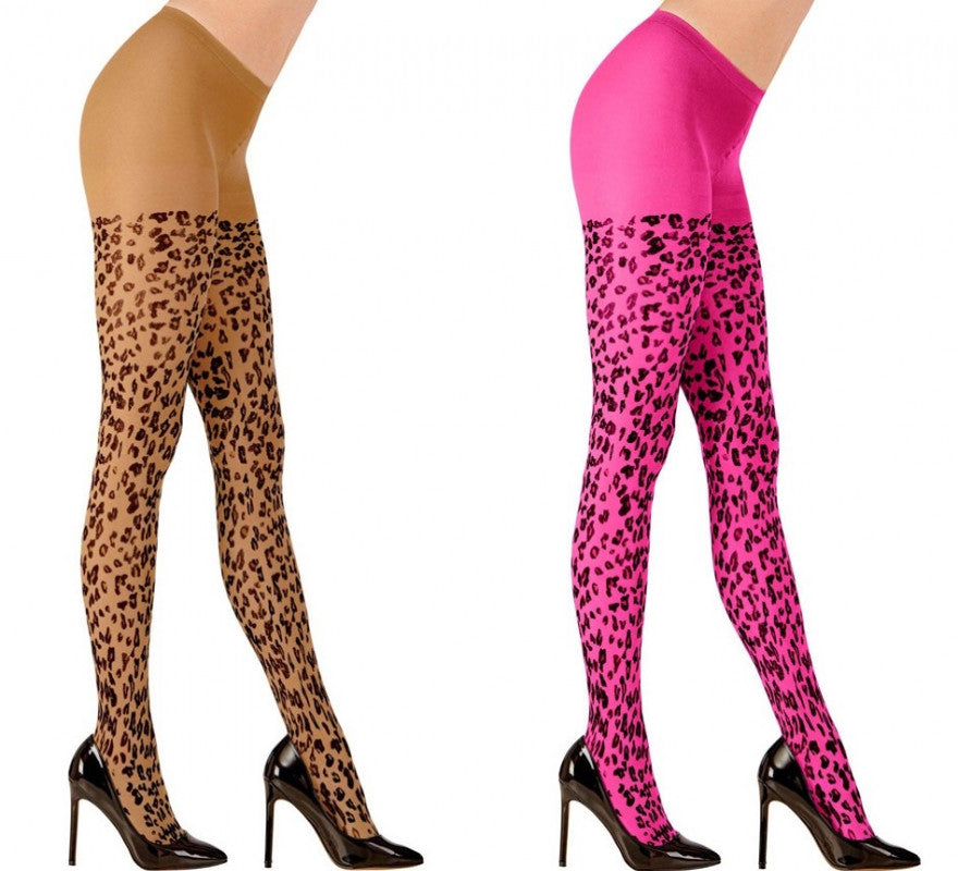 Translation missing: fr.Pantys Estampado Leopardo en varios colores de 70 deniers para mujer