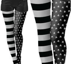 Collants gothiques noirs pour enfants