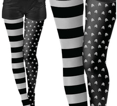 Collants gothiques noirs pour femme
