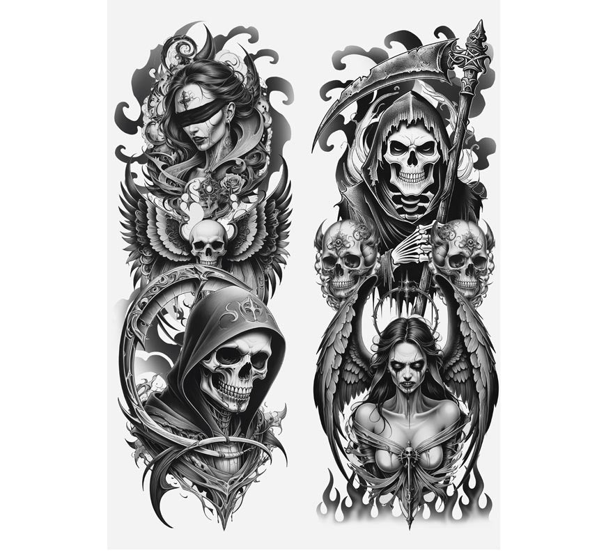 Translation missing: fr.Pantys Muerte con efecto Tatuaje
