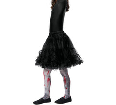 Collants Opaques de Zombis Gris pour enfants