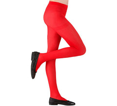 Collants rouges 40 DEN pour filles