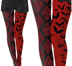 Collants Vampiresa rouges pour femme
