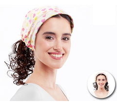 Foulard perruque médiévale adulte