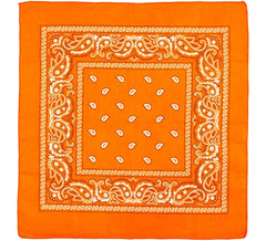 Mouchoir en coton 55x55 cm en différentes couleurs