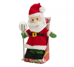 Père Noël avec microphone 30 cm
