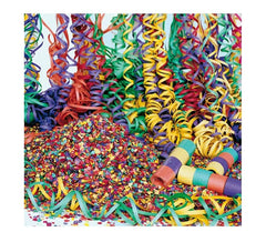Pack 10 Rouleaux de Serpentins plusieurs coloris