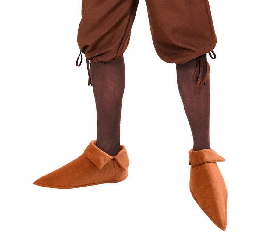 Translation missing: fr.Par de Cubrebotas Medieval Puntiagudas Adultos 37 cm