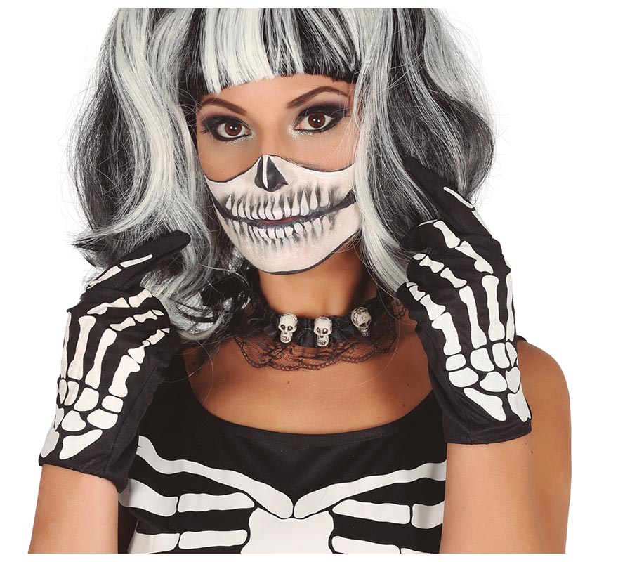 Translation missing: fr.Par de guantes Esqueleto para Halloween