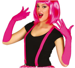 Gants Fuchsia Fluorescent de 42 cm