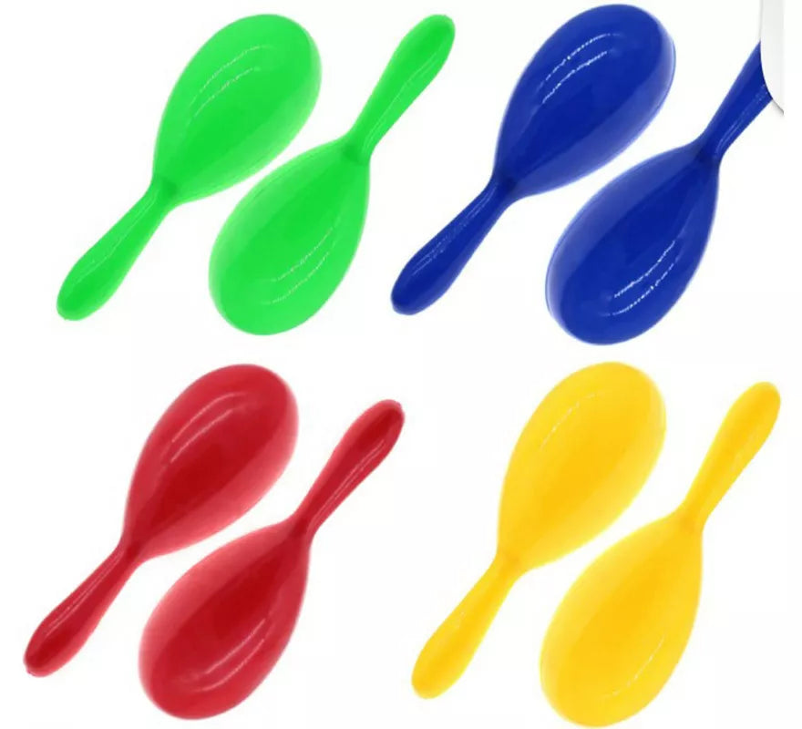 Translation missing: fr.Par de Maracas tradicionales de 20 cm en colores surtidos