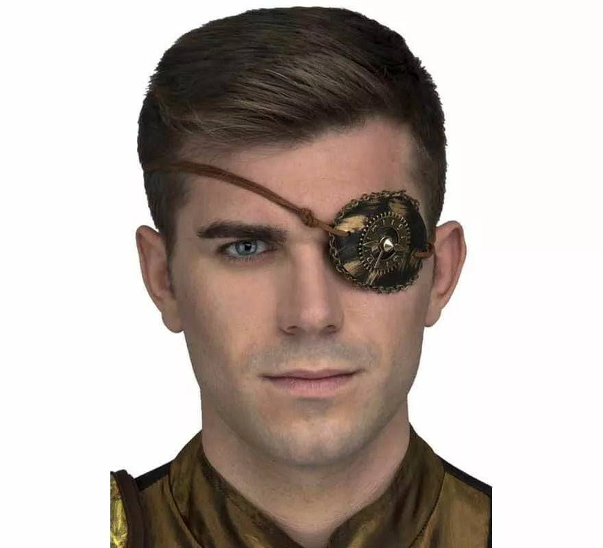 Translation missing: fr.Parche de Ojo Steampunk Dorado