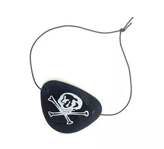 Patch pirate noir basique avec crâne