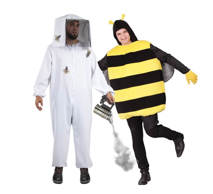 Translation missing: fr.Pareja de apicultor y abeja