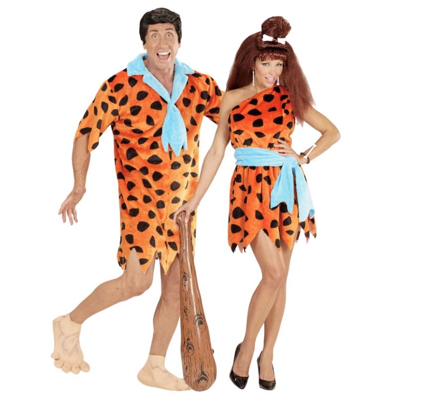 Couple d'hommes des cavernes