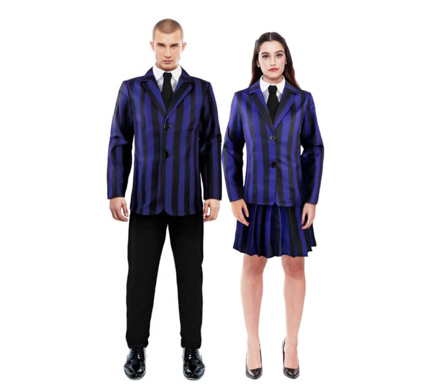 Couple d'étudiants d'école sombre