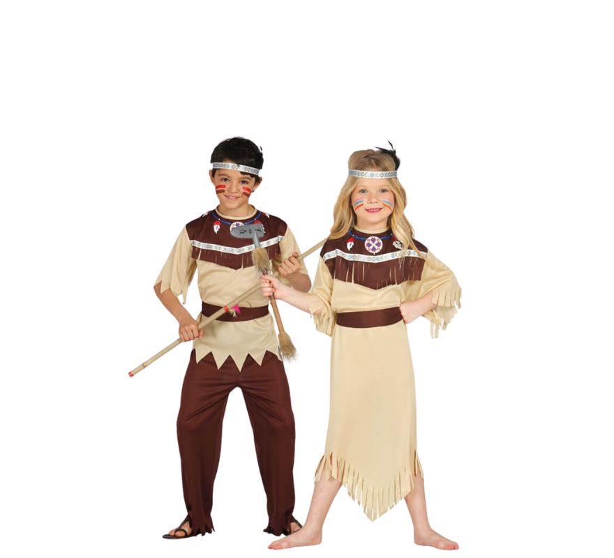 Paire d'indiens pour enfants