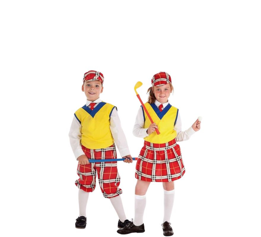 Paire de joueurs de golf pour enfants