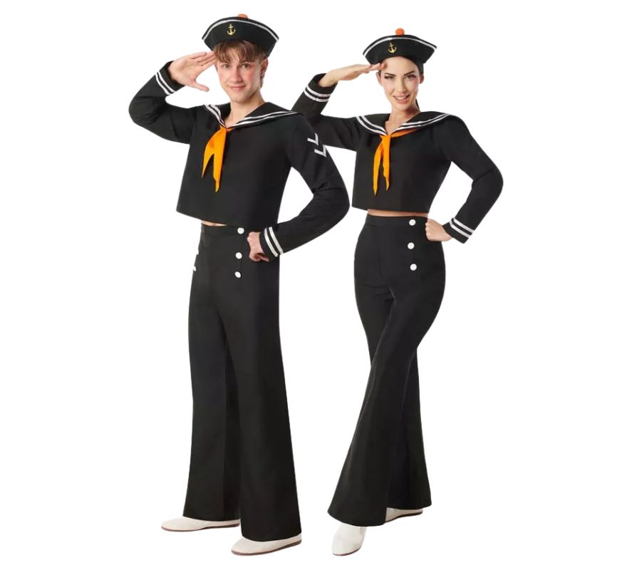 Couple de marins noirs