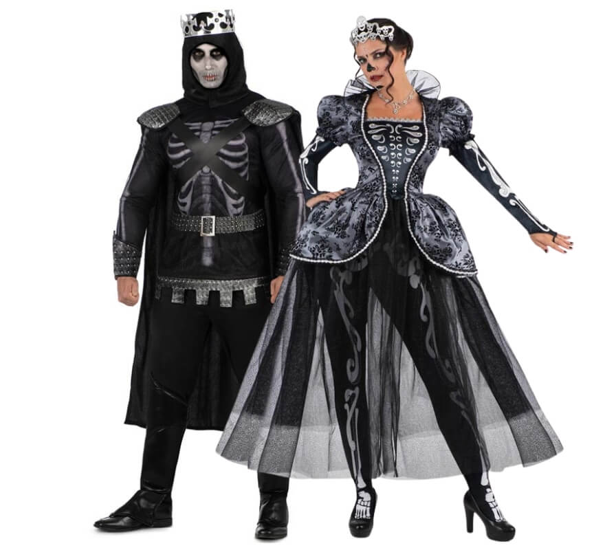 Couple de médiévaux crâne