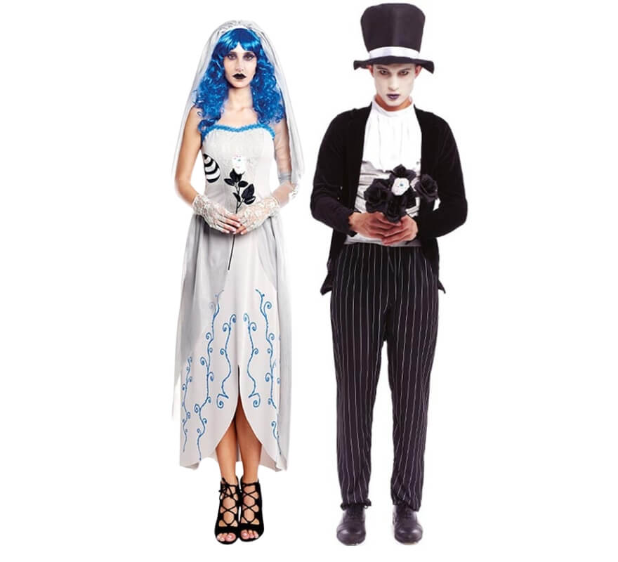 Couple de mariés cadavériques