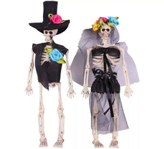 Couple d´Amoureux Squelette du Jour des Morts de 15 cm