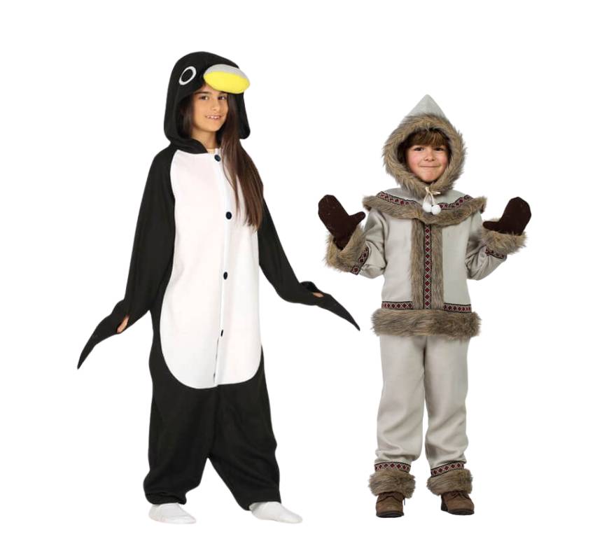 Translation missing: es.Pareja de pingüino y esquimal infantil