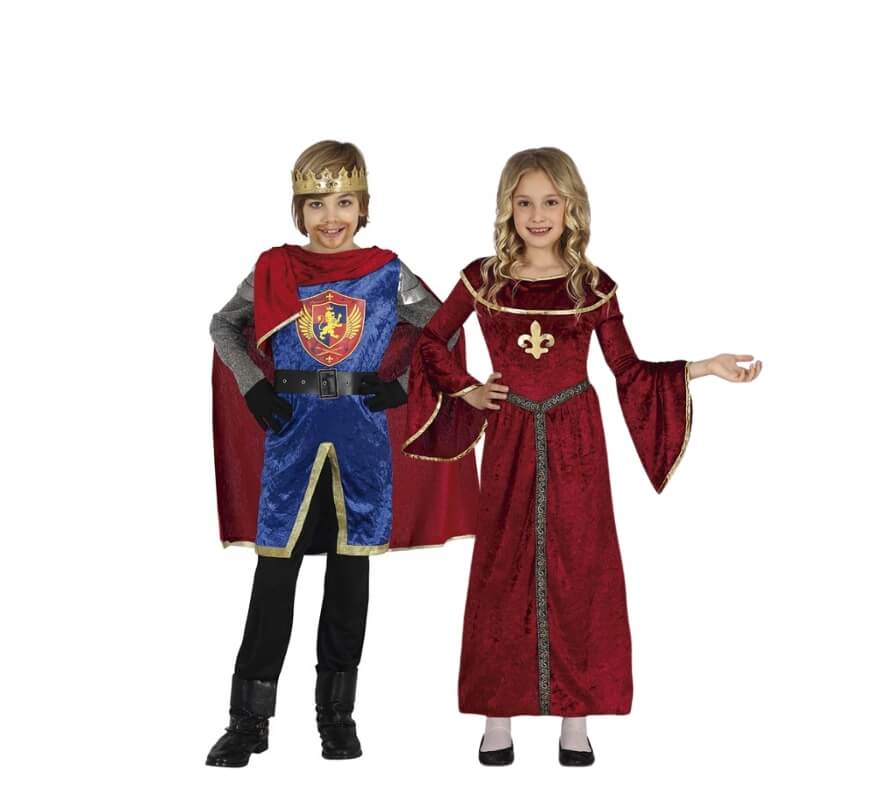 Couple d’enfants rois médiévaux