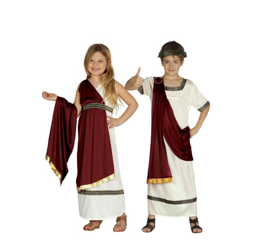 Couple d'enfants romains