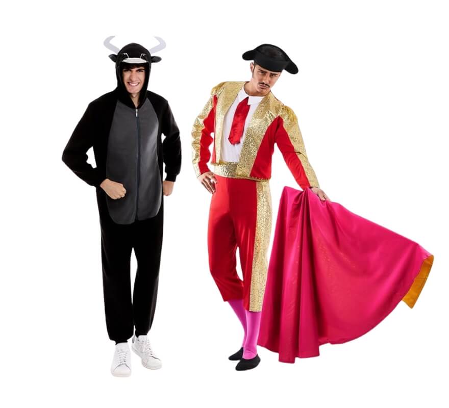 Duo de torero et taureau
