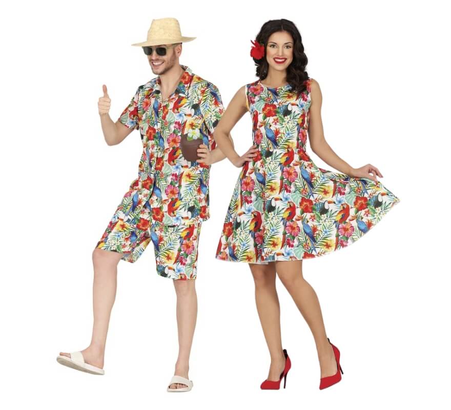Couple de touristes caribéens