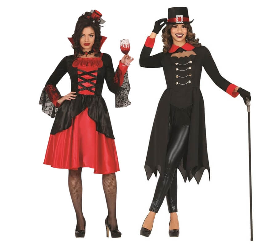 Couple de vampires gothiques