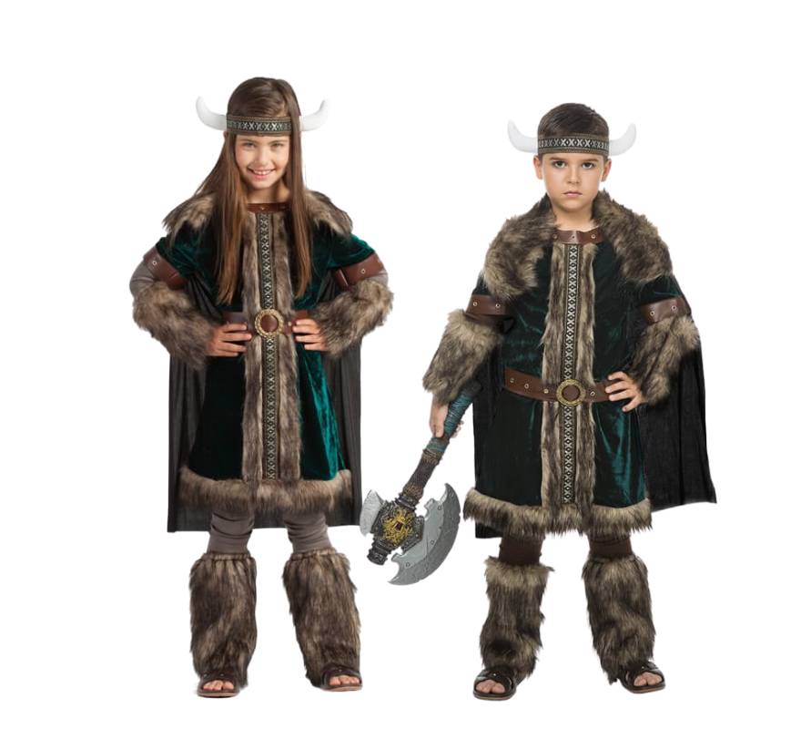 Couple de Vikings pour enfants