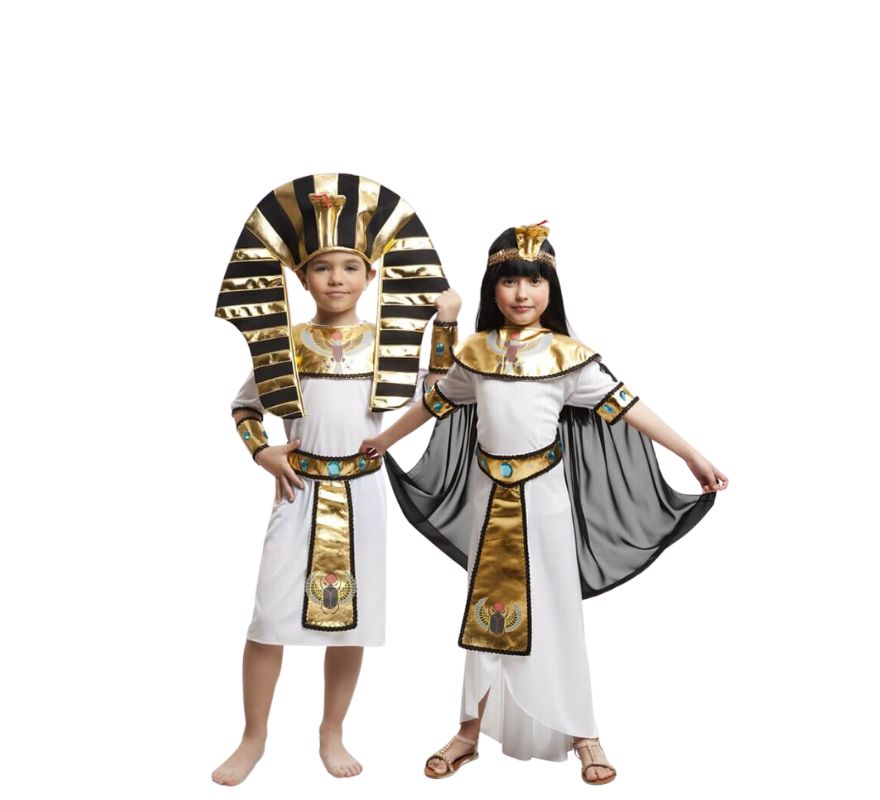 Couple d'enfants égyptiens