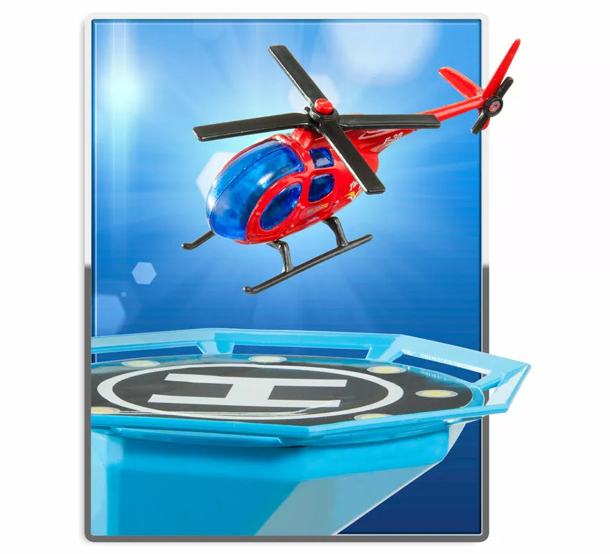 Parking de 4 plantas con Helicóptero