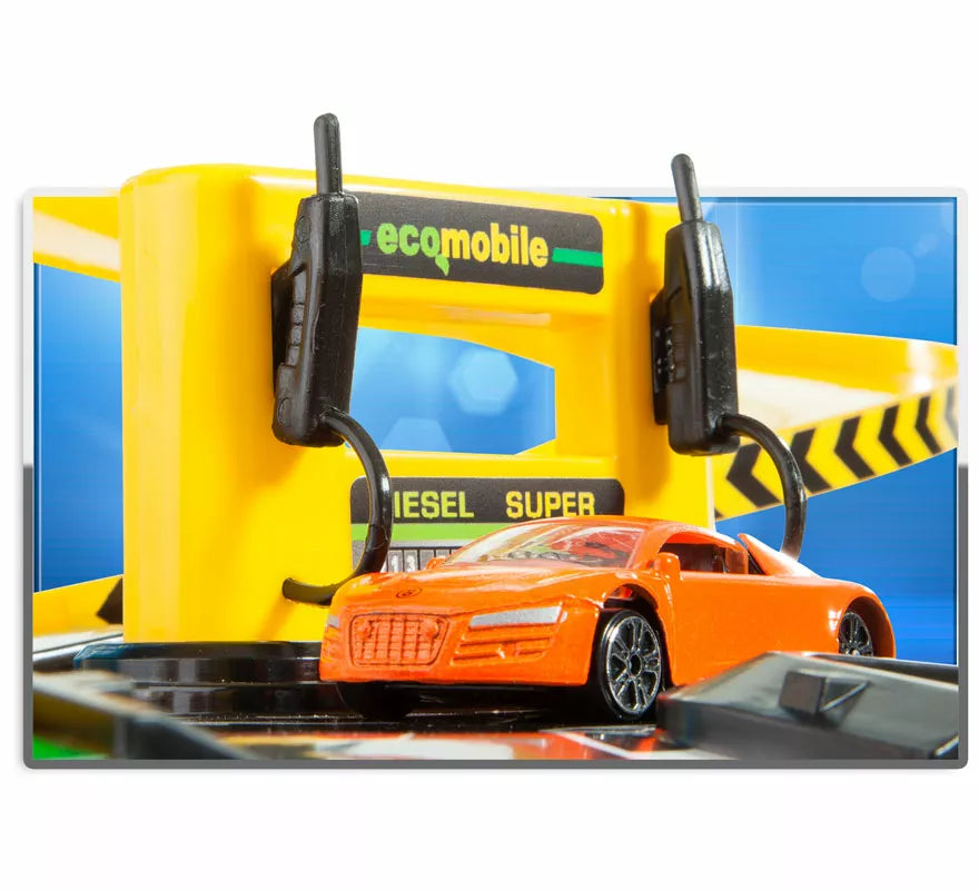 Parking de 4 plantas con Helicóptero