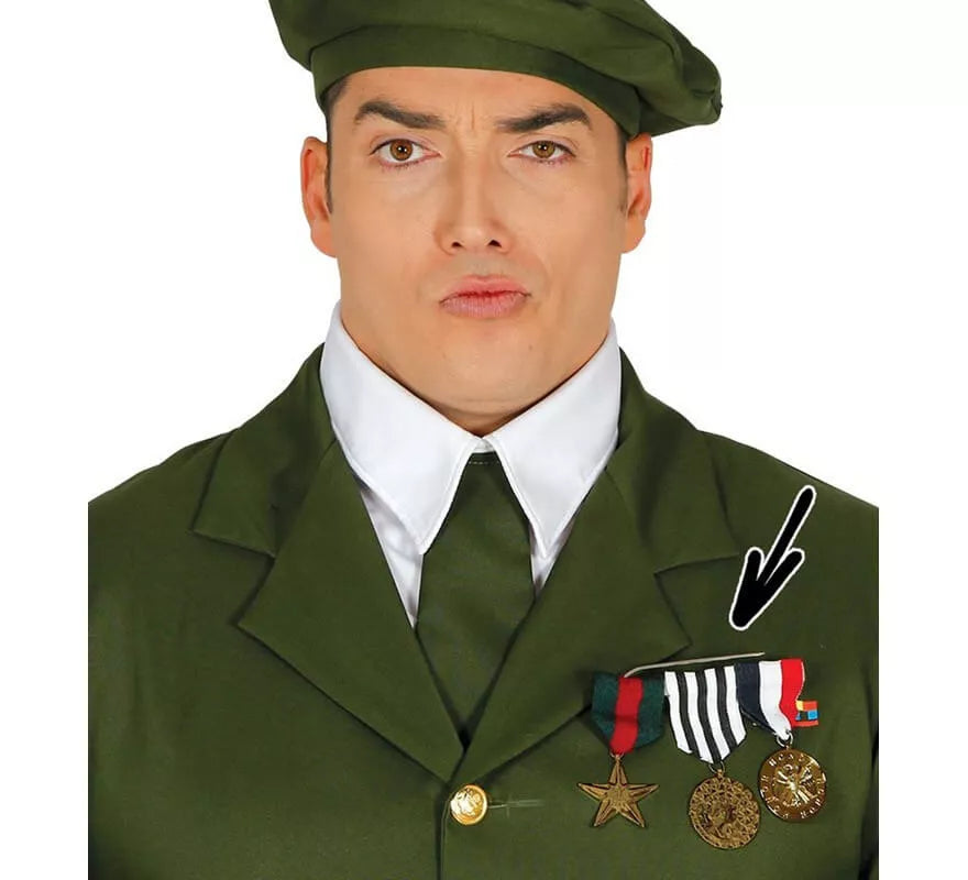 Translation missing: fr.Pasador con 3 medallas Militares