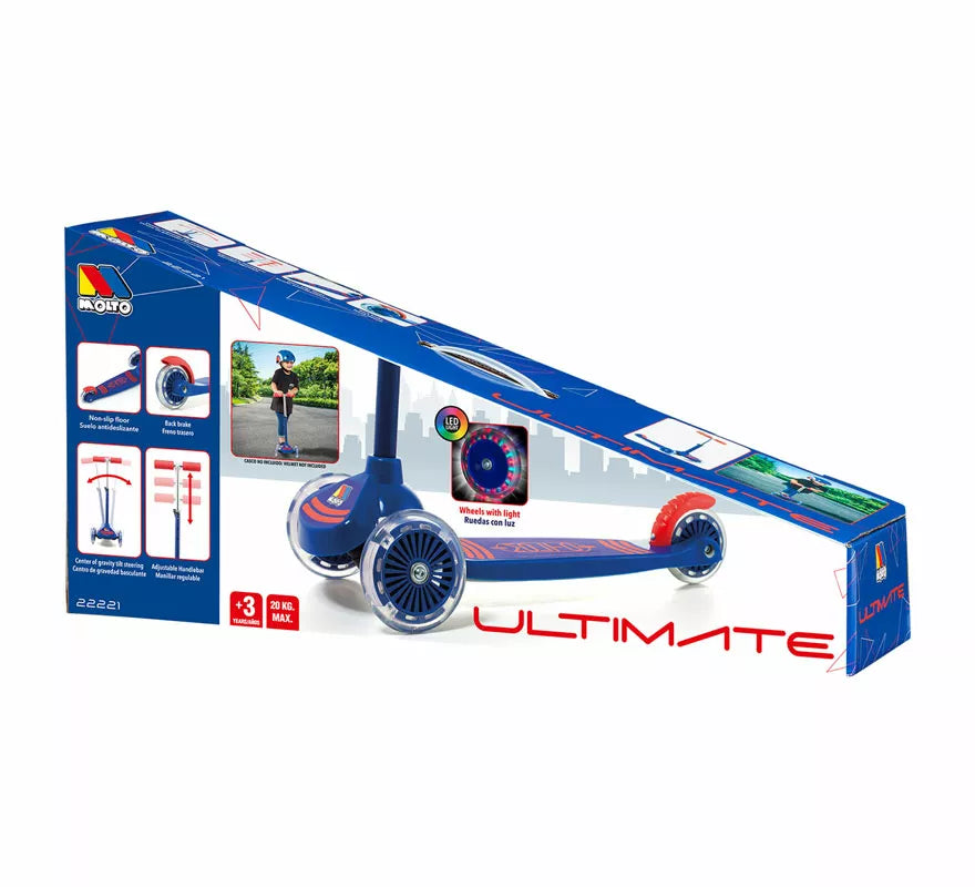Translation missing: fr.Patinete Maxi Scooter con Luces azul