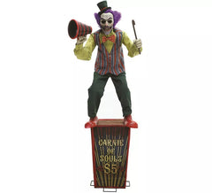 Clown de carnaval avec lumière, son et mouvement de 2,15 m