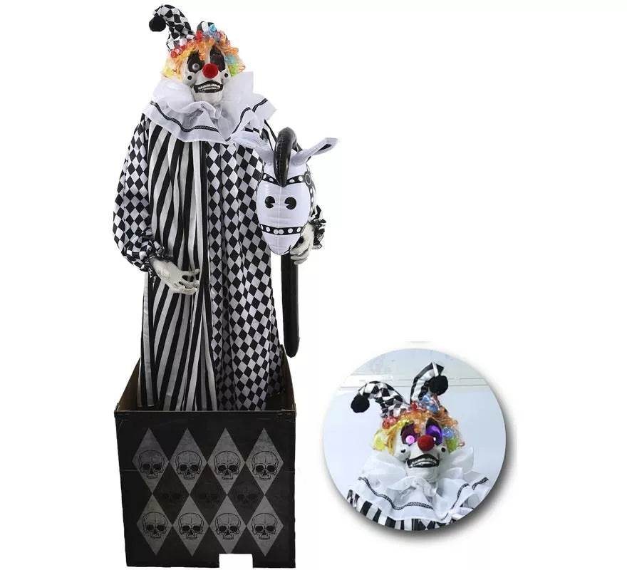Translation missing: fr.Payaso Crazy Animado con Luz, Sonido y Movimiento de 165 cm