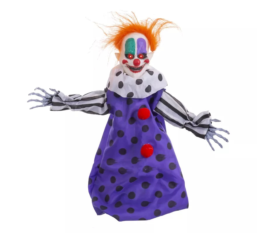 Payaso Saltarín azul de 36x5,5x36 cm