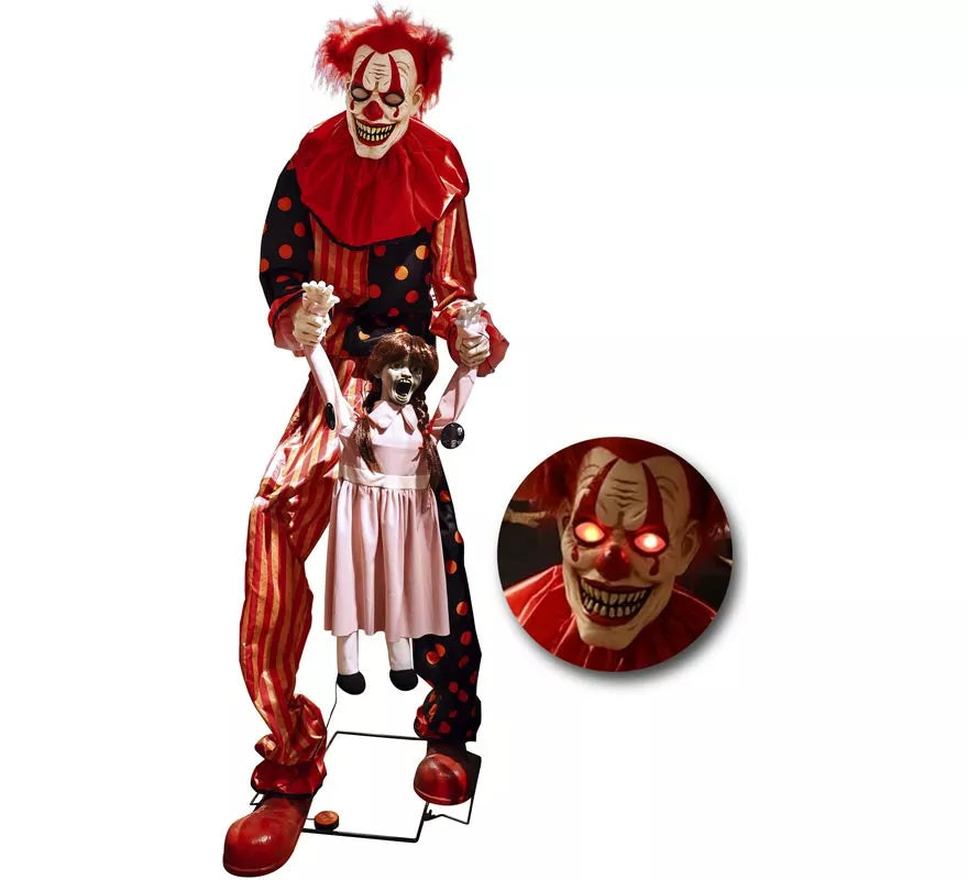 Translation missing: fr.Payaso Secuestrador Gigante Animado con Luz Sonido y Movimiento 65x90x220cm