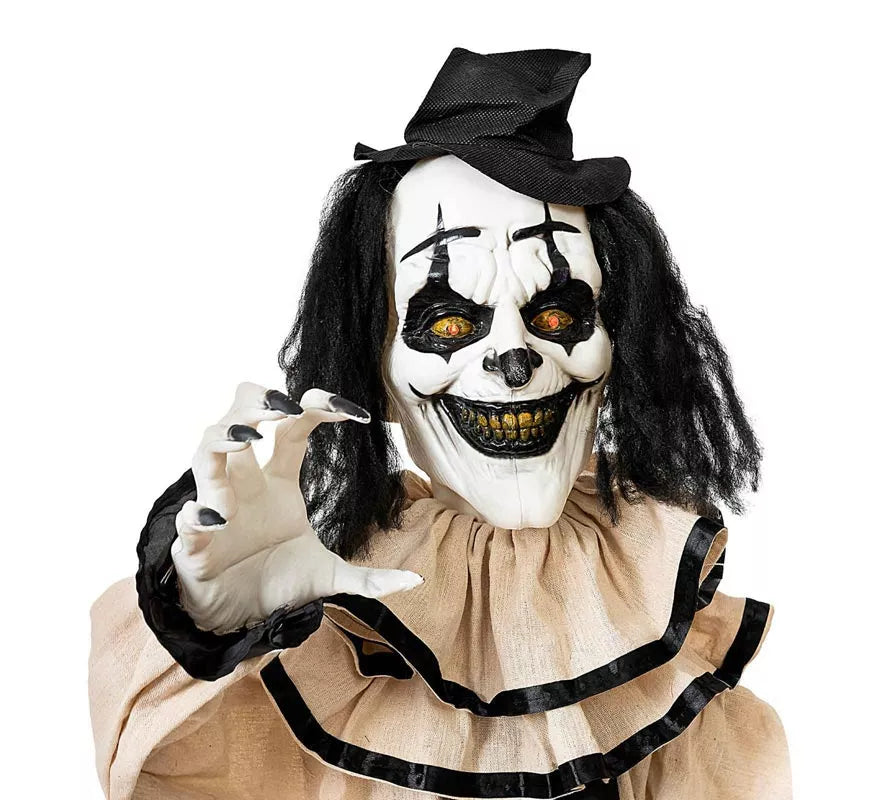Translation missing: fr.Payaso Siniestro beige y negro con base de 105x18x160 cm