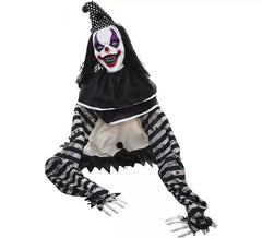 Clown effrayant animé au sol 107 cm