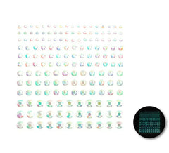 Autocollant diamant luminescent adulte
