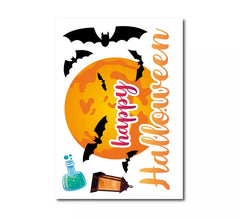 Autocollant joyeux Halloween en vinyle 20x30cm