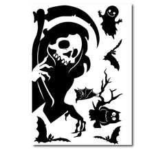 Autocollant de mort sombre en vinyle, 20x30cm